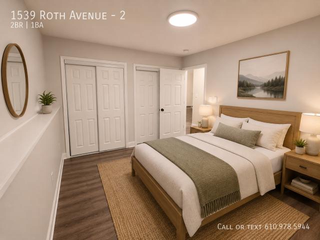 2 BR, 1 BA Apartment 1539 Roth Avenue, Allentown, PA 18102