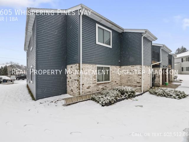2 BR, 1 BA Apartment 1605 Whispering Pines Way, Fitchburg, WI 53713
