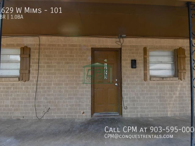 2 BR, 1 BA Apartment 1629 W Mims, Tyler, TX 75702