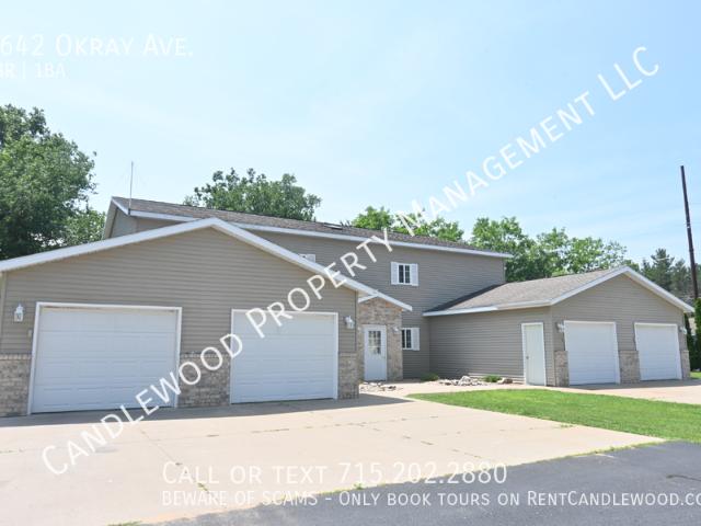 2 BR, 1 BA Apartment 1642 Okray Ave Plover, WI 54467