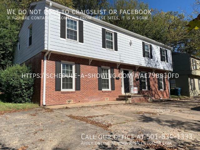 2 BR, 1 BA Apartment 1722 Kavanaugh Blvd Little Rock, AR 72205