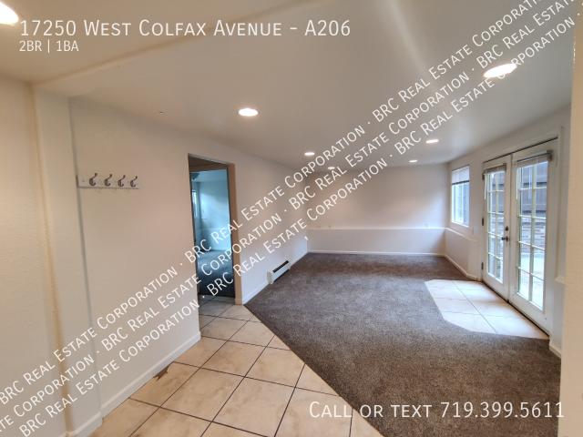 2 BR, 1 BA Apartment 17250 West Colfax Avenue, Golden, CO 80401