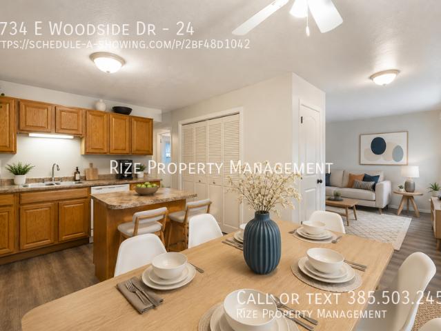 2 BR, 1 BA Apartment 1734 E Woodside Dr, Holladay, UT 84124