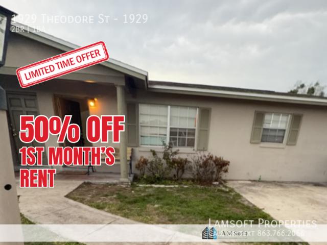 2 BR, 1 BA Apartment 1929 Theodore St, Sebring, FL 33872