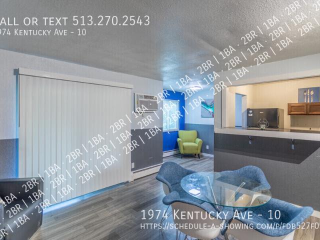 2 BR, 1 BA Apartment 1974 Kentucky Ave, Cincinnati, OH 45223