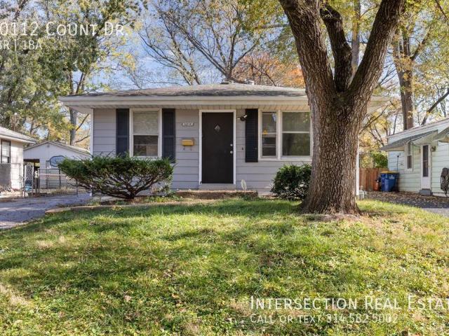 2 BR, 1 BA Apartment 10112 Count Dr St. Louis, MO 63136
