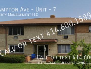 2 BR, 1 BA Apartment 10416 W Hampton Ave Unit, Milwaukee, WI 53225