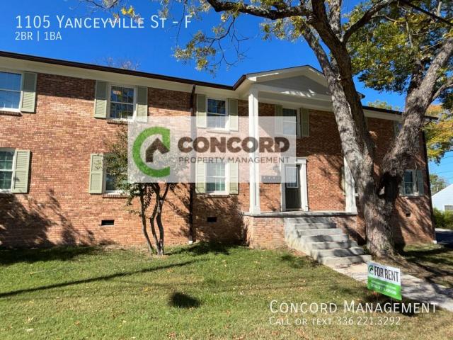 2 BR, 1 BA Apartment 1105 Yanceyville St, Greensboro, NC 27405
