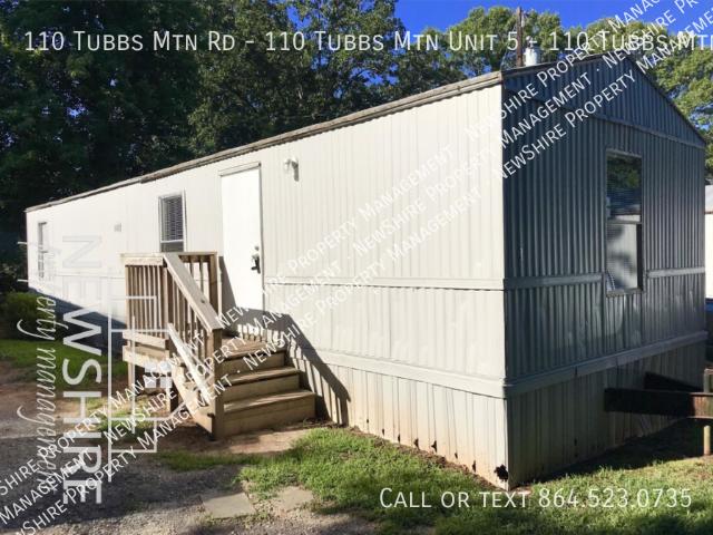 2 BR, 1 BA Apartment 110 Tubbs Mtn Rd 110 Tubbs Mtn Unit 5, Travelers Rest, SC 29690