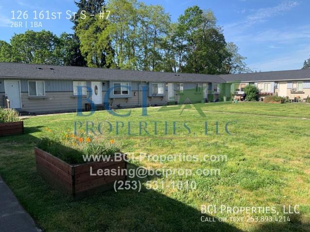 2 BR, 1 BA Apartment 126 161st St S, Spanaway, WA 98387