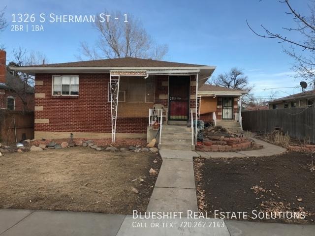 2 BR, 1 BA Apartment 1326 S Sherman St, Denver, CO 80210