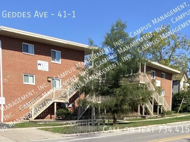 2 BR, 1 BA Apartment 1341 Geddes Ave, Ann Arbor, MI 48104
