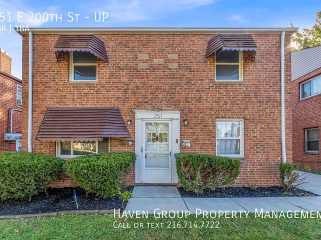 2 BR, 1 BA Apartment 251 E 200th St, Euclid, OH 44119