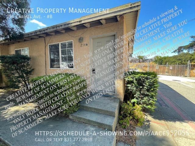 2 BR, 1 BA Apartment 254 Carmel Ave Marina, CA 93933