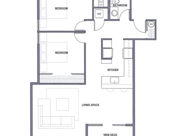 2 BR, 1 BA Apartment 2600 Eastlake Avenue E Unit 204, Seattle, WA 98102