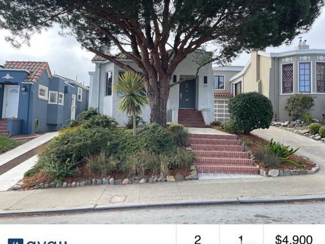 2 BR, 1 BA Apartment 217 Hazelwood Ave, San Francisco, CA 94127
