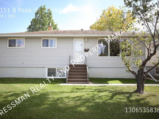 2 BR, 1 BA Apartment 2151 B Park St, Regina, SK S4N 2G8