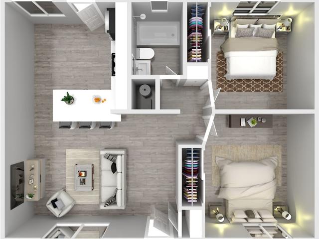 2 BR, 1 BA Apartment 2152 N. Country Club Rd. Unit 2 beds, 1 bath, $943, Tucson, AZ 85716