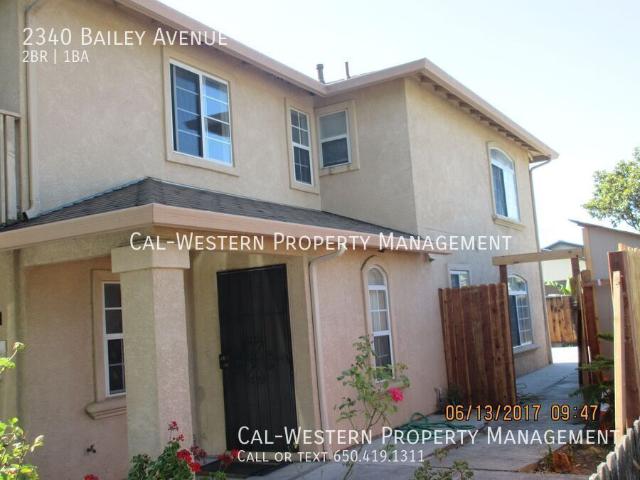 2 BR, 1 BA Apartment 2340 Bailey Avenue, San Jose, CA 95128