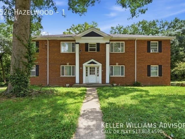 2 BR, 1 BA Apartment 3524 Hazelwood, Cincinnati, OH 45211