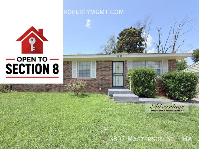 2 BR, 1 BA Apartment 3807 Masterson St Memphis, TN 38109