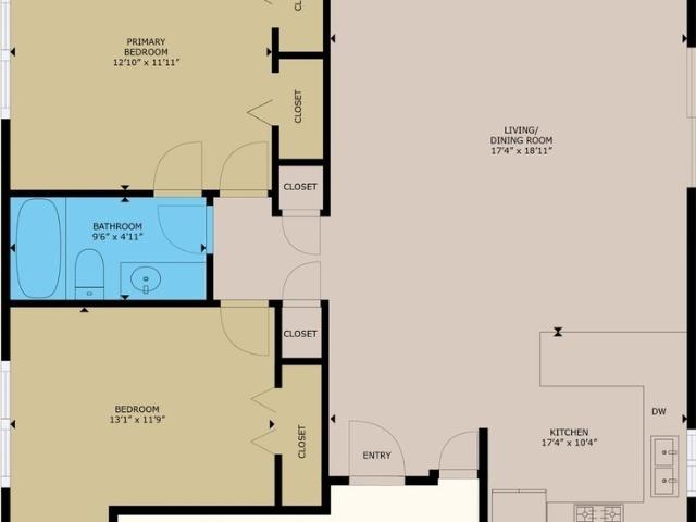 2 BR, 1 BA Apartment 3127 48th Ave South, Saint Petersburg, FL 33712