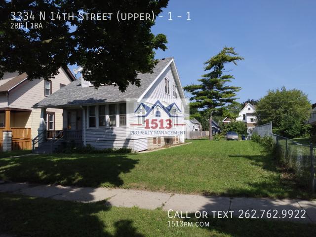2 BR, 1 BA Apartment 3334 N 14th Street upper 1, Milwaukee, WI 53206