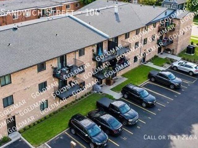 2 BR, 1 BA Apartment 3355 Sandwich Street, Windsor, ON N9C 1B2