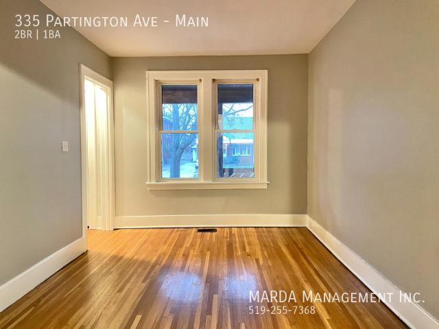 2 BR, 1 BA Apartment 335 Partington Ave, Windsor, ON N9B 2N4