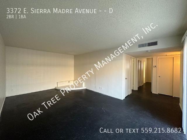 2 BR, 1 BA Apartment 3372 E. Sierra Madre Avenue, Fresno, CA 93726