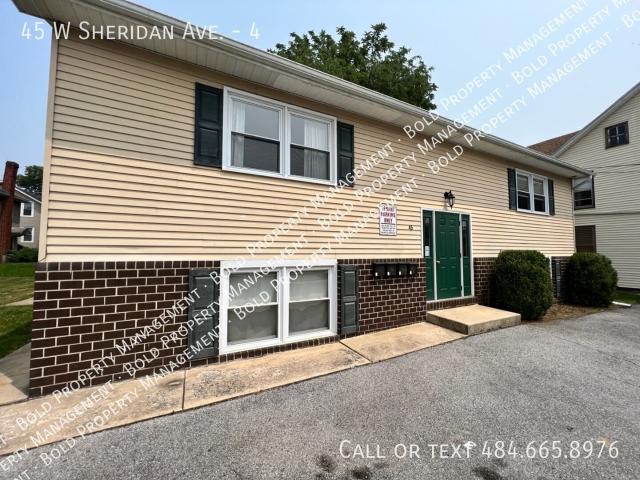 2 BR, 1 BA Apartment 45 W Sheridan Ave Annville, PA 17003
