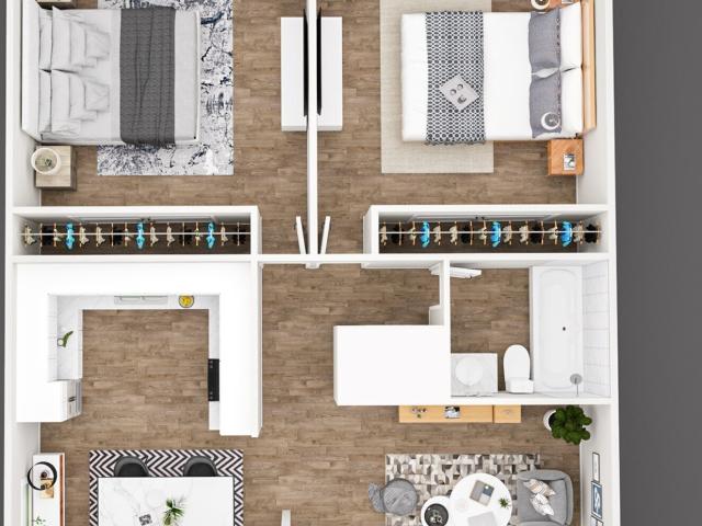 2 BR, 1 BA Apartment 4601 Tri Par Dr,