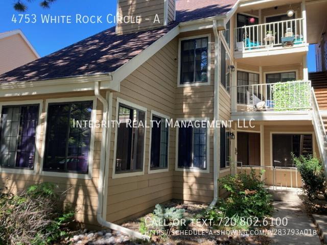 2 BR, 1 BA Apartment 4753 White Rock Circle, Boulder, CO 80301