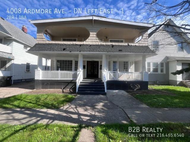 2 BR, 1 BA Apartment 4008 Ardmore Ave. DN Left/East, Cleveland, OH 44109