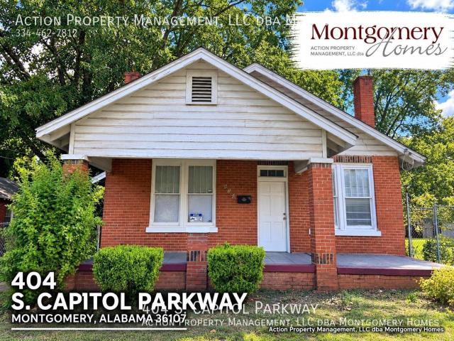 2 BR, 1 BA Apartment 404 S. Capitol Parkway, Montgomery, AL 36107