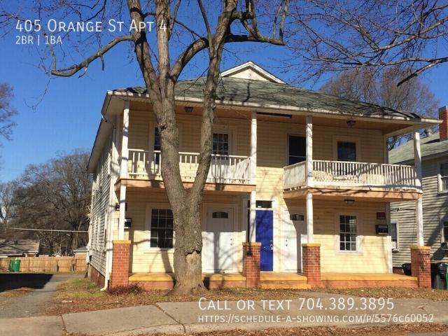 2 BR, 1 BA Apartment 405 Orange St, Charlotte, NC 28205