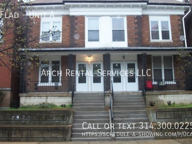 2 BR, 1 BA Apartment 4060 Flad, St. Louis, MO 63110