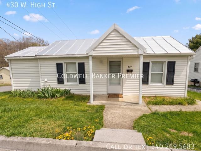 2 BR, 1 BA Apartment 430 W. High St Woodstock, VA 22664