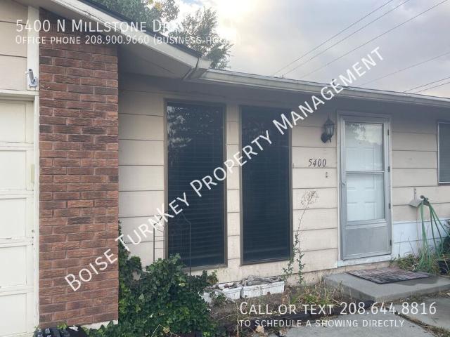 2 BR, 1 BA Apartment 5400 N Millstone Dr Garden City, ID 83714