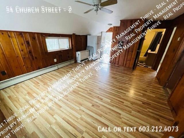 2 BR, 1 BA Apartment 54 Church Street, Hillsborough, NH 03244