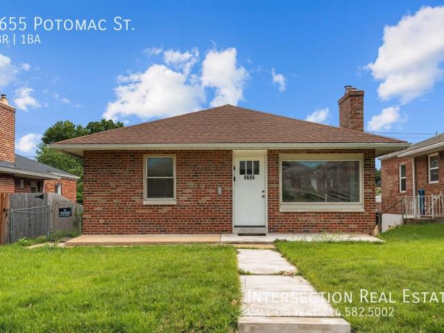 2 BR, 1 BA Apartment 5655 Potomac St St. Louis, MO 63139