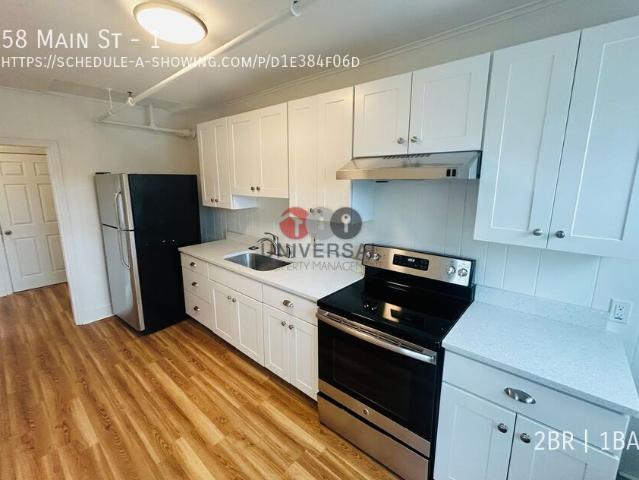 2 BR, 1 BA Apartment 58 Main St, Durham, NH 03824