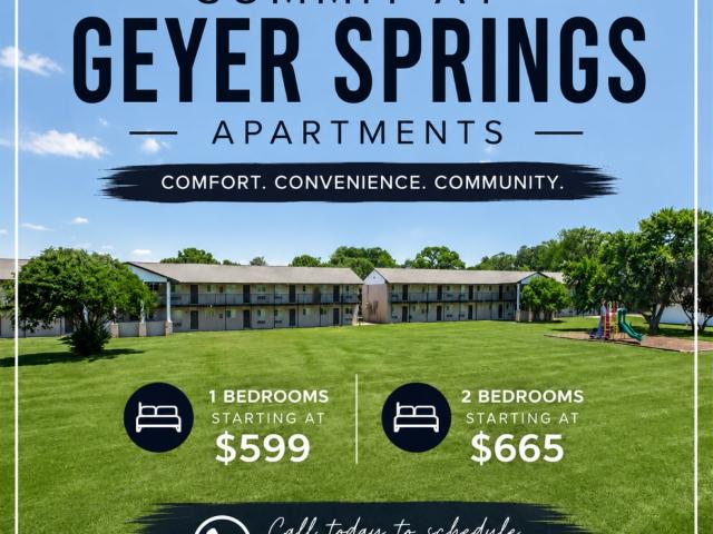2 BR, 1 BA Apartment 5201 Geyer Springs Rd Unit 201, Little Rock, AR 72209