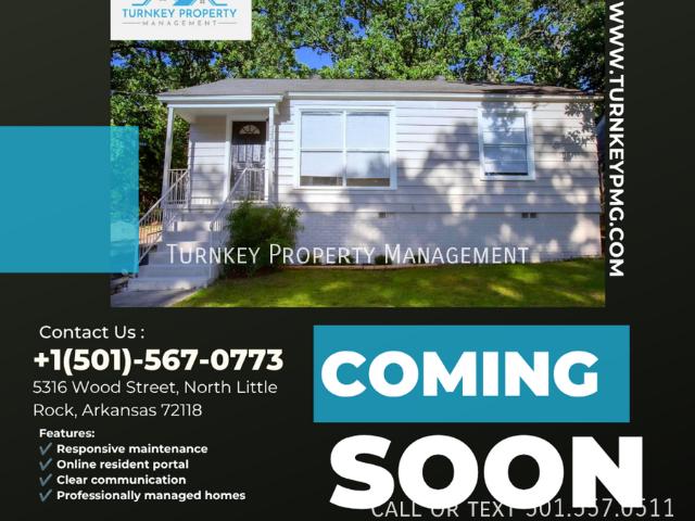 2 BR, 1 BA Apartment 5316 Wood St, North Little Rock, AR 72118