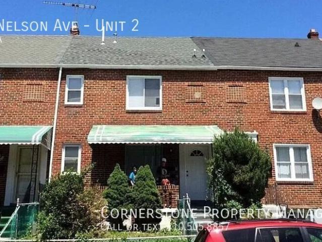 2 BR, 1 BA Apartment 5343 Nelson Ave, Baltimore, MD 21215
