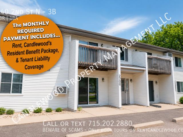 2 BR, 1 BA Apartment 640 2nd St N, Stevens Point, WI 54481