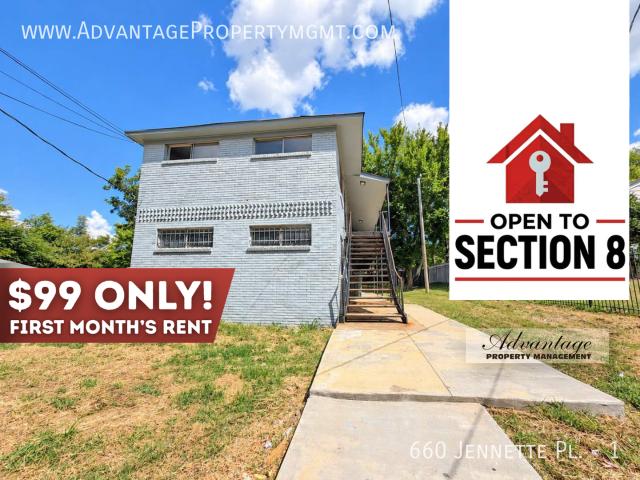 2 BR, 1 BA Apartment 660 Jennette Pl Memphis, TN 38126