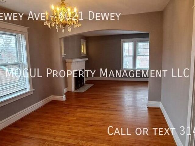 2 BR, 1 BA Apartment 6021 2F Dewey Ave, Sait Louis, MO 63116