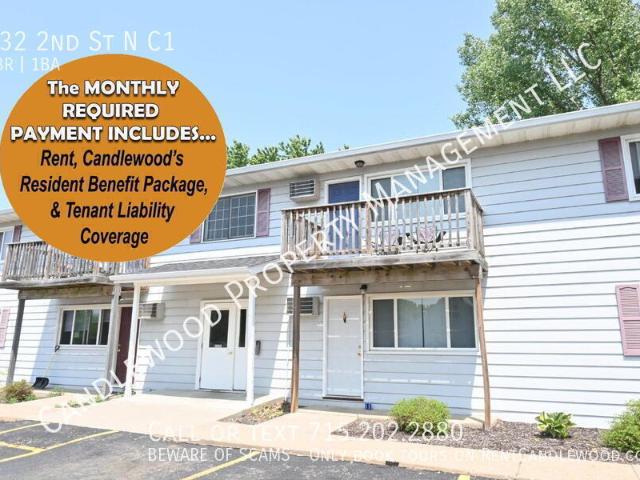2 BR, 1 BA Apartment 632 2nd St N C1, Stevens Point, WI 54481