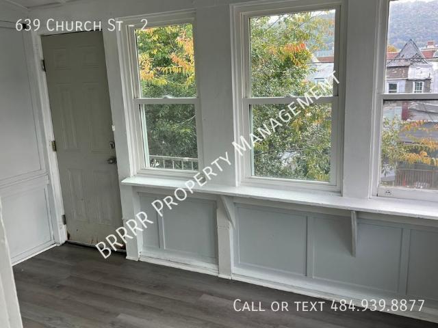2 BR, 1 BA Apartment 639 Church St, Reading, PA 19601